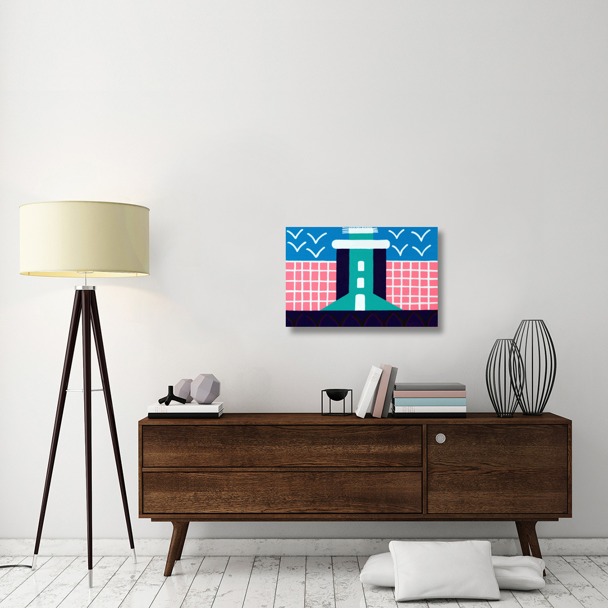 Lighthouse Series - 2-Canvas Art-30&quotx20"