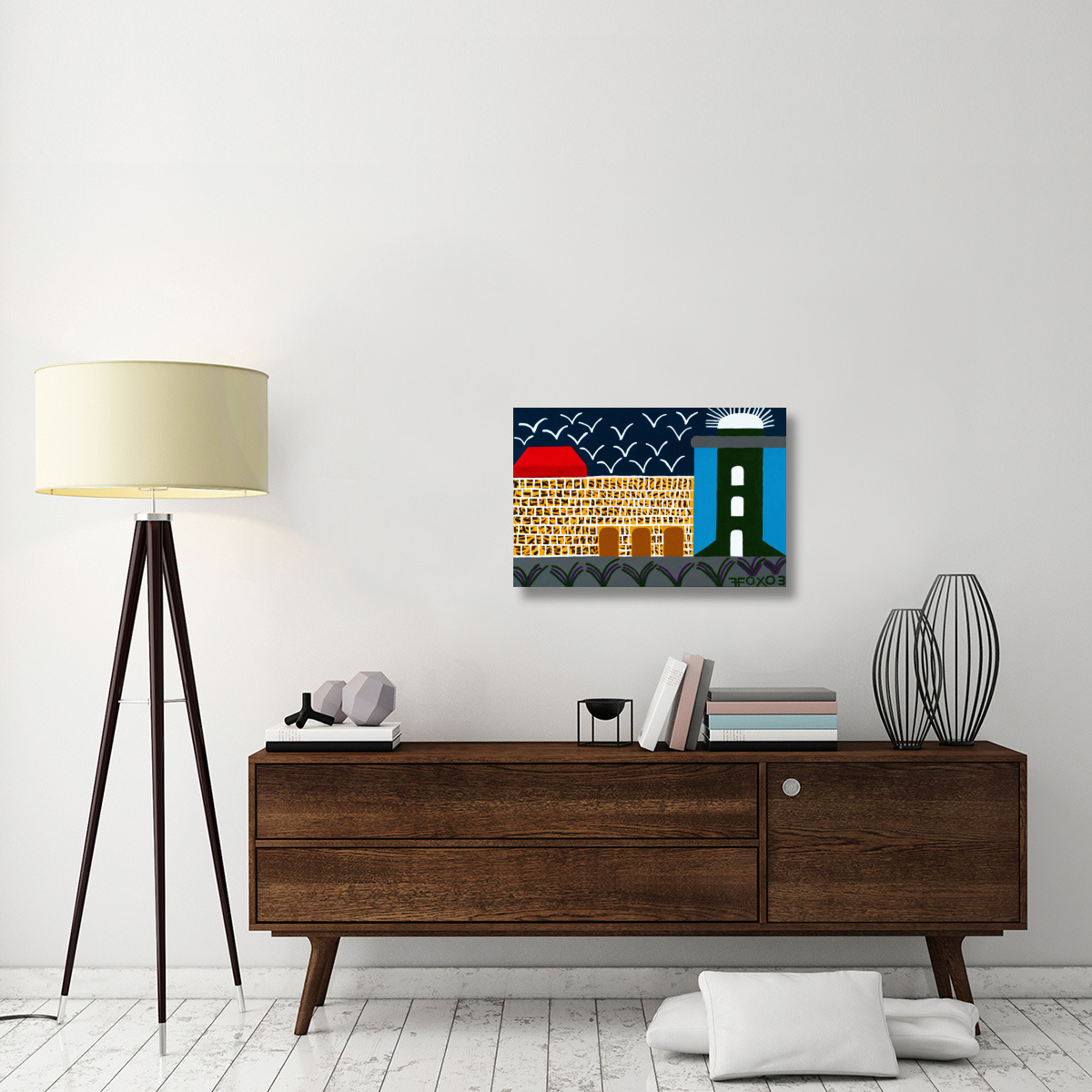 Lighthouse Series - 3-Canvas Art-30&quotx20"