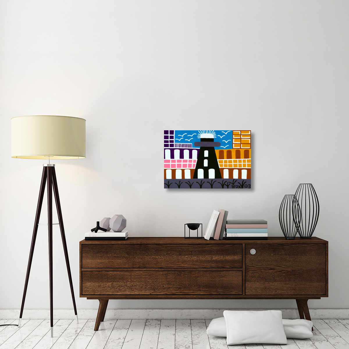 Lighthouse Series - 4-Canvas Art-30&quotx20"