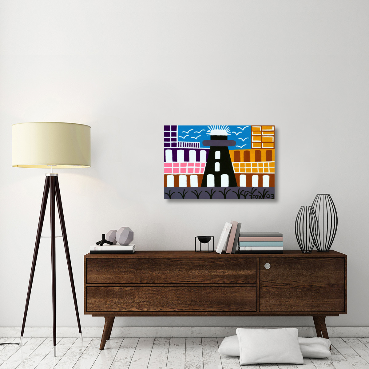 Lighthouse Series - 4-Canvas Art-36&quotx24"