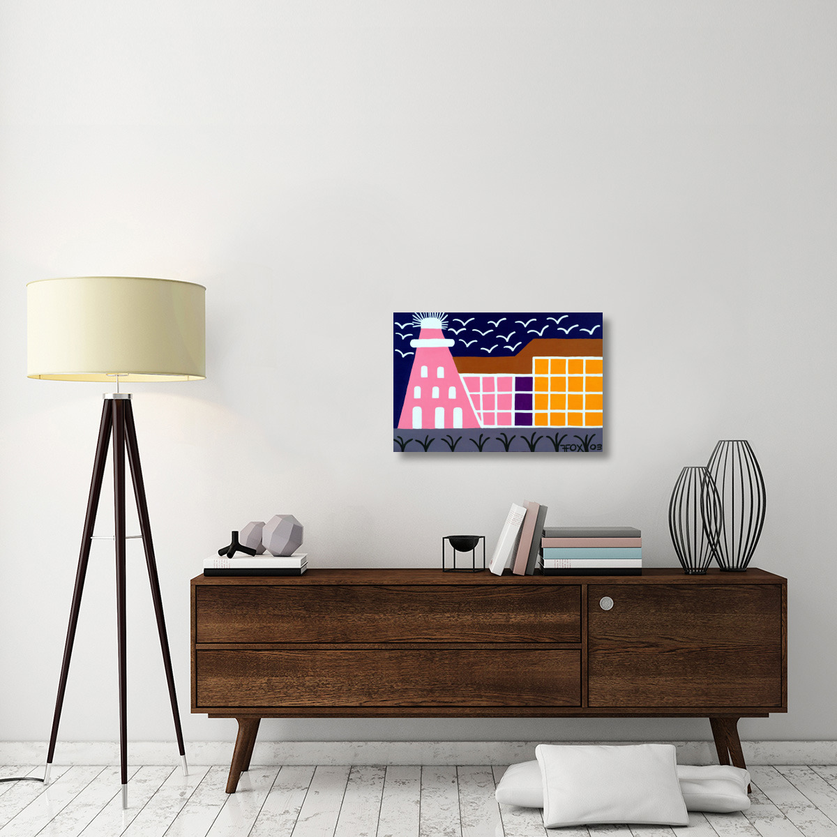 Lighthouse Series - 10-Canvas Art-30&quotx20"