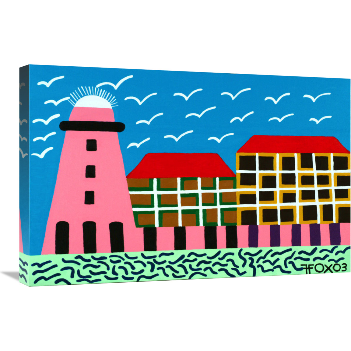 Lighthouse Series - 11-Canvas Art-30&quotx20"