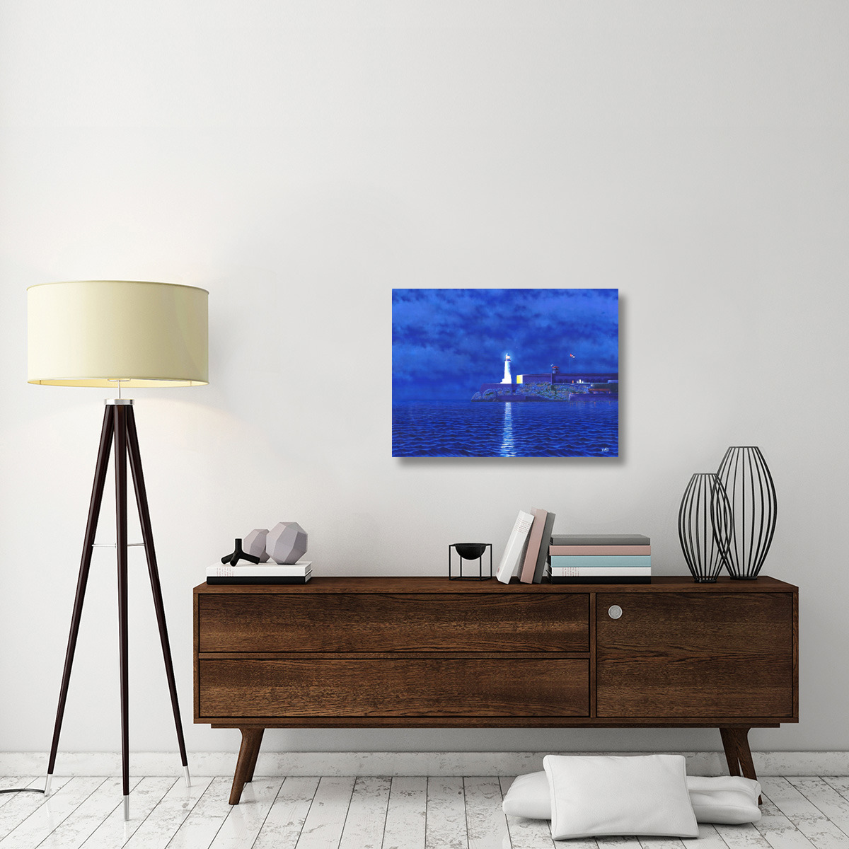 Lighthouse-Canvas Art-32&quotx24"