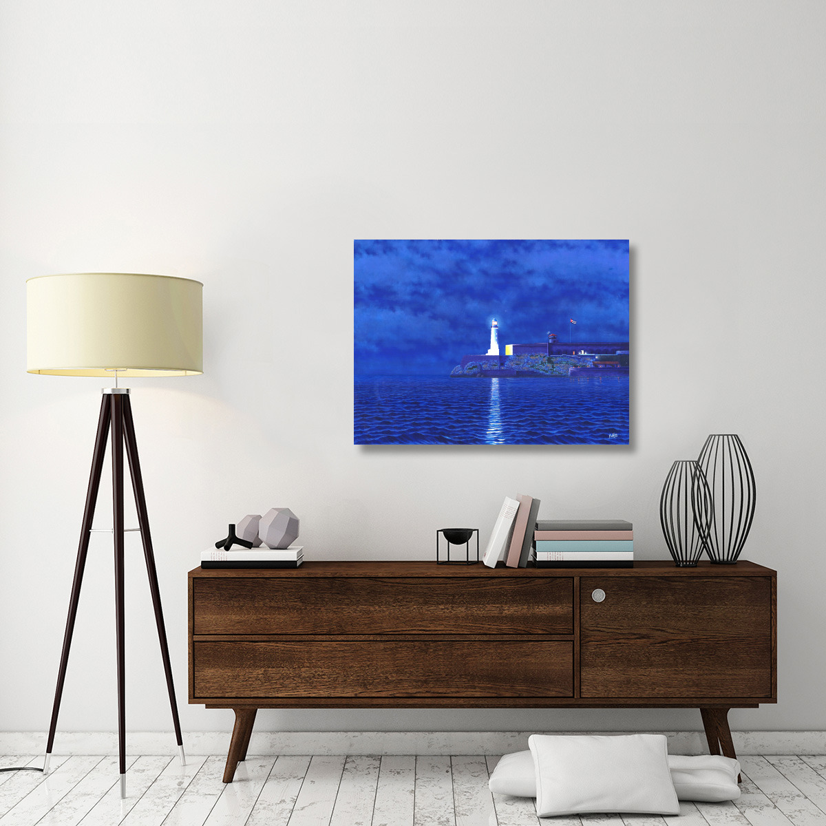 Lighthouse-Canvas Art-40&quotx30"