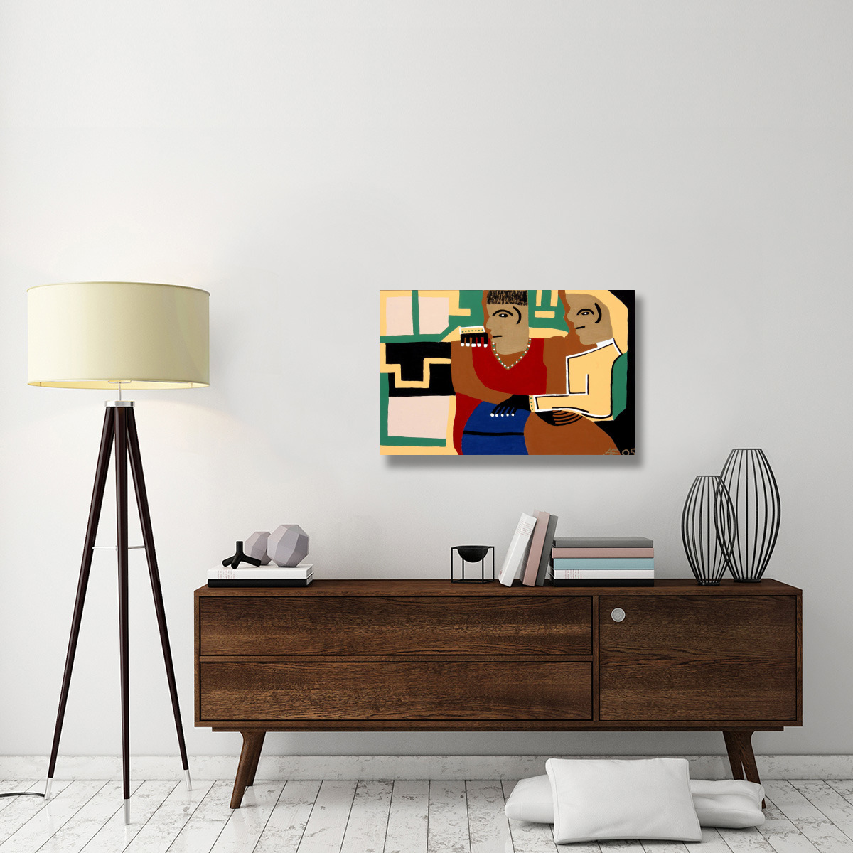 Mother and Son-Canvas Art-36&quotx24"