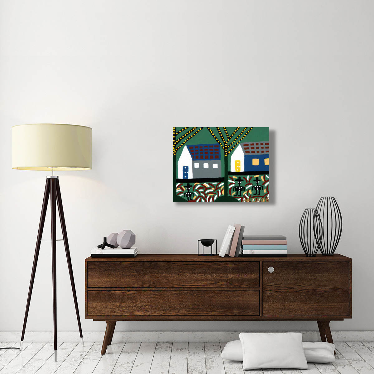 Secret Gardens 1-Canvas Art-32&quotx24"