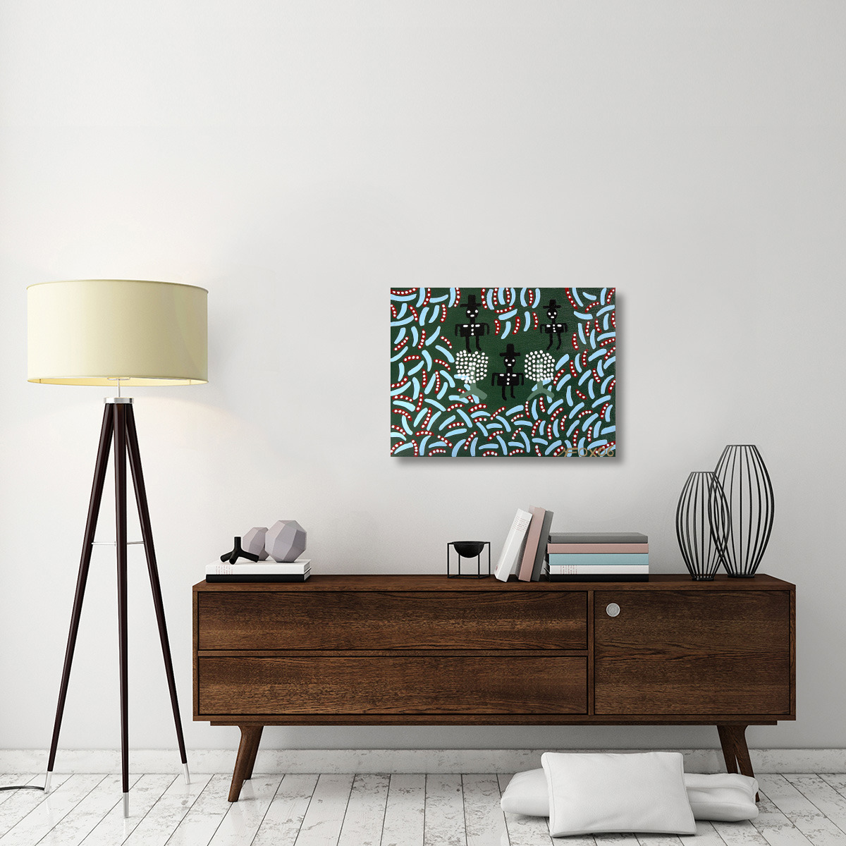 Secret Gardens 11-Canvas Art-32&quotx24"