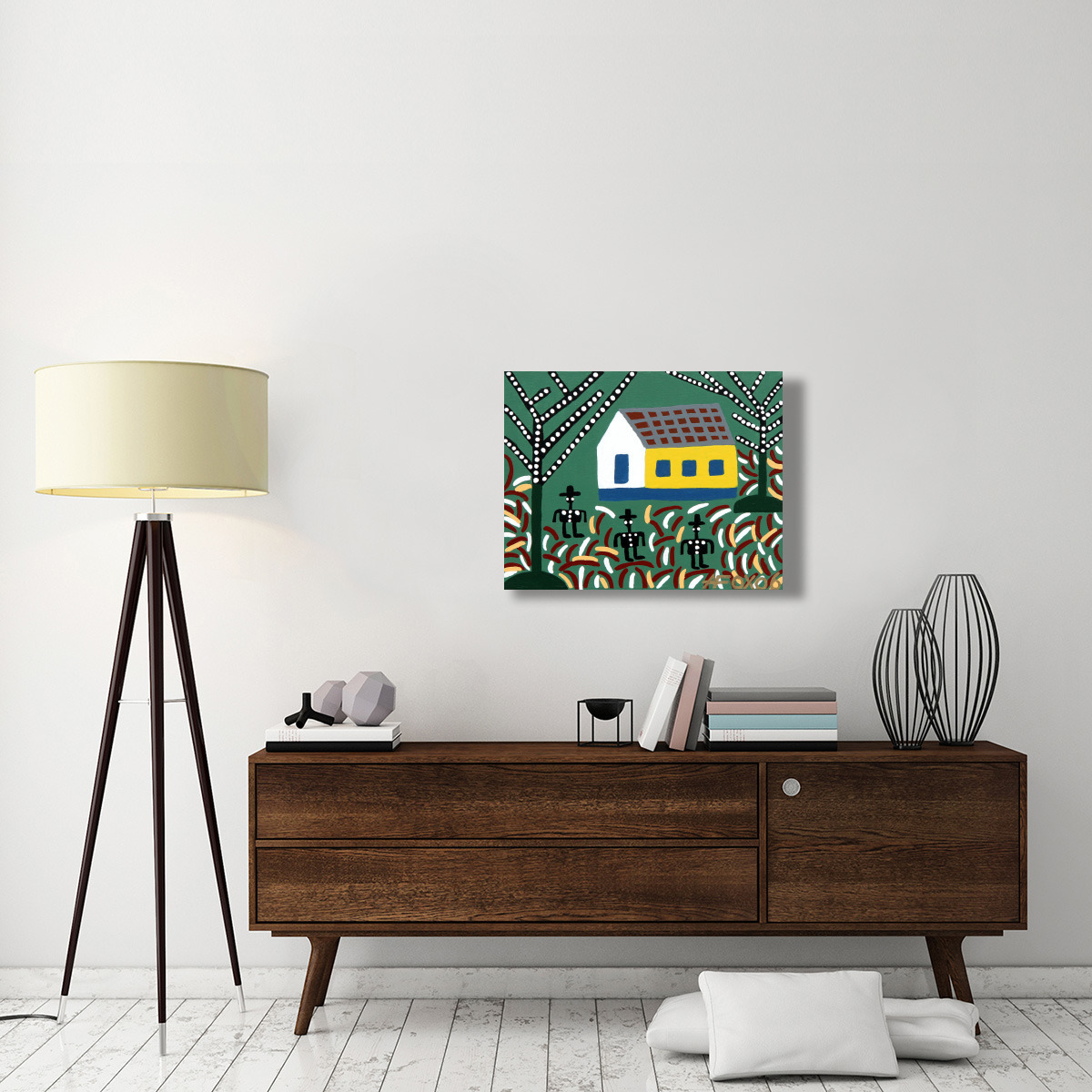 Secret Gardens 2-Canvas Art-32&quotx24"