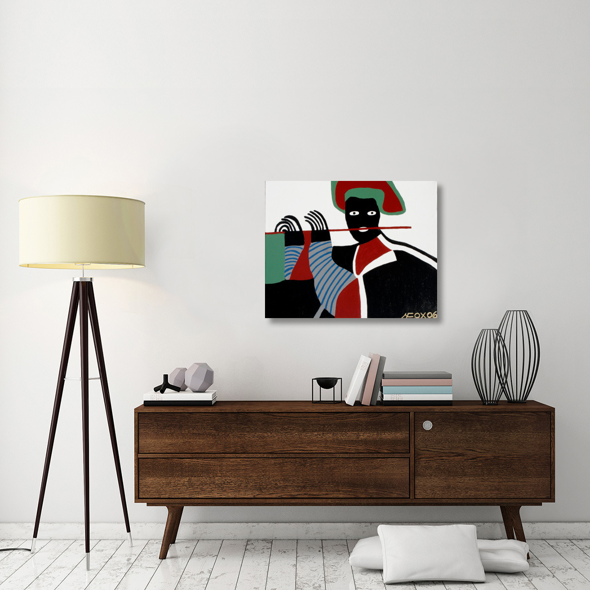 The Flute-Canvas Art-35&quotx28"