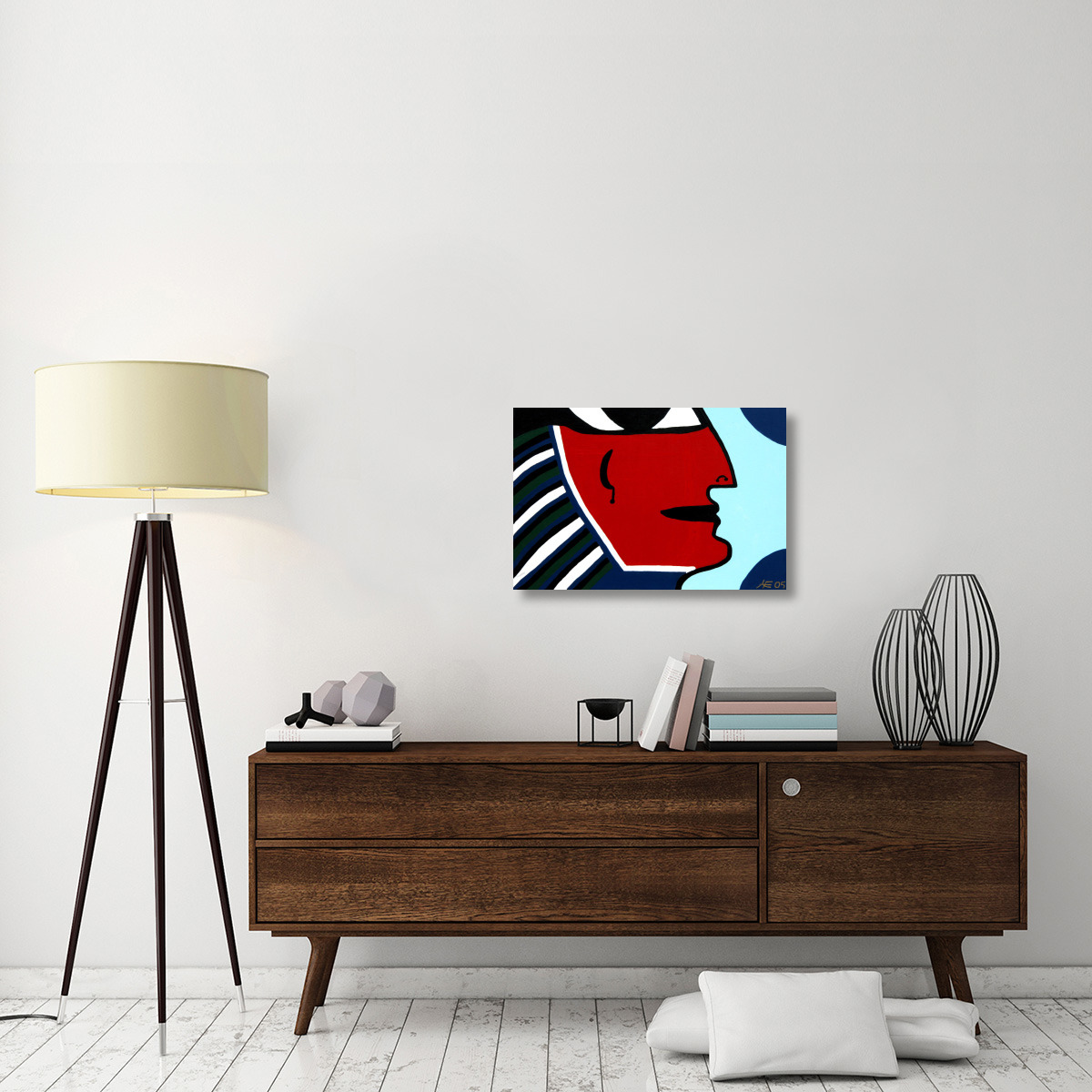 The Rise of Paraoh - Red-Canvas Art-30&quotx20"