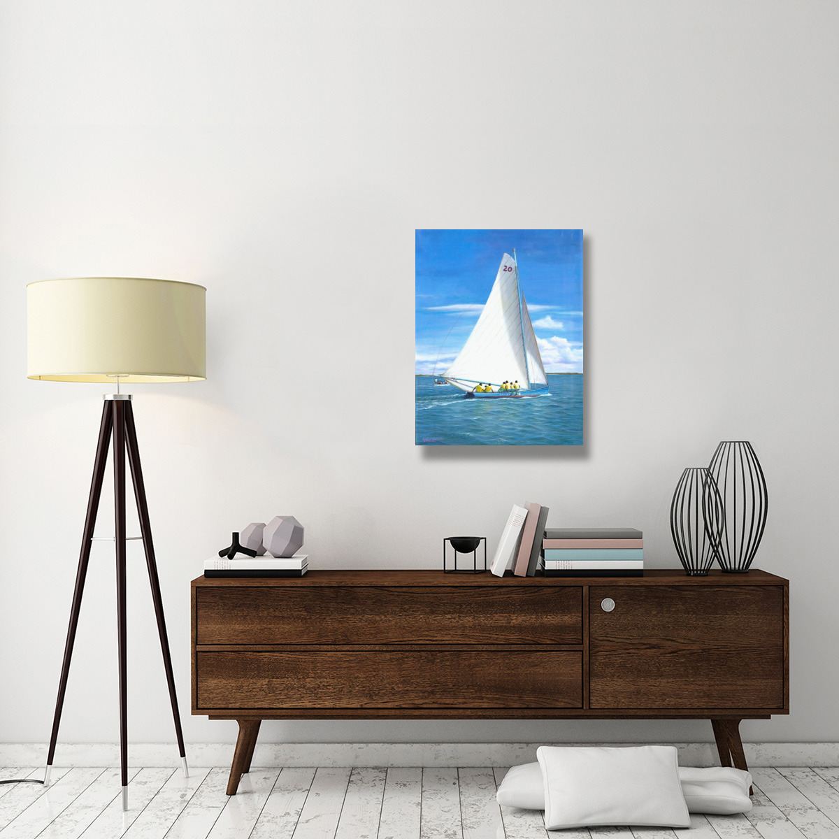 Boat-Canvas Art-24&quotx32"