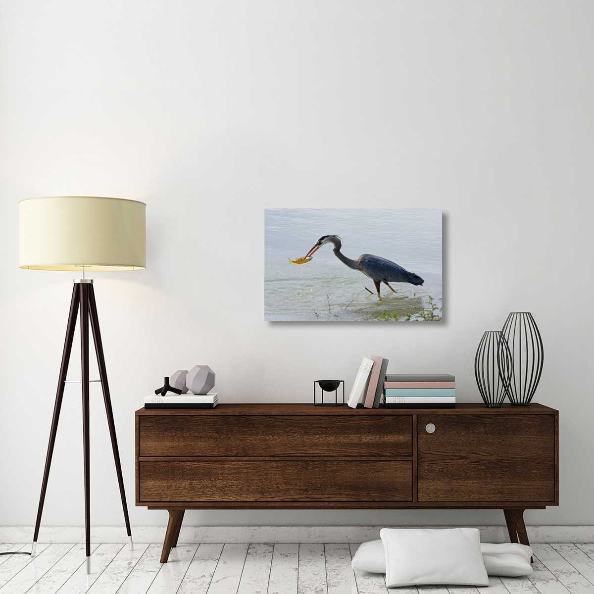 Wading the Waters-Canvas Art-36&quotx22.68"