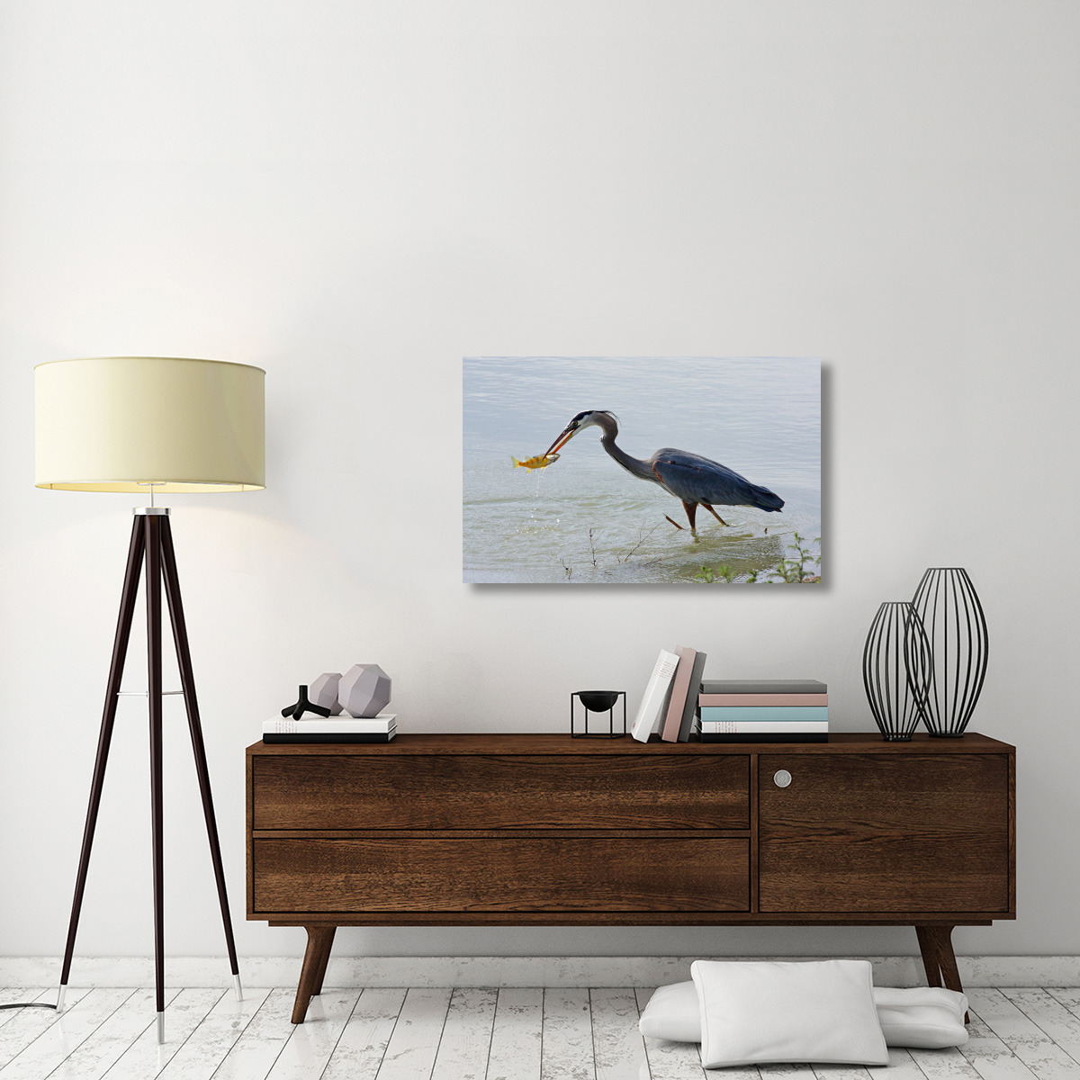 Wading the Waters-Canvas Art-40&quotx25.2"