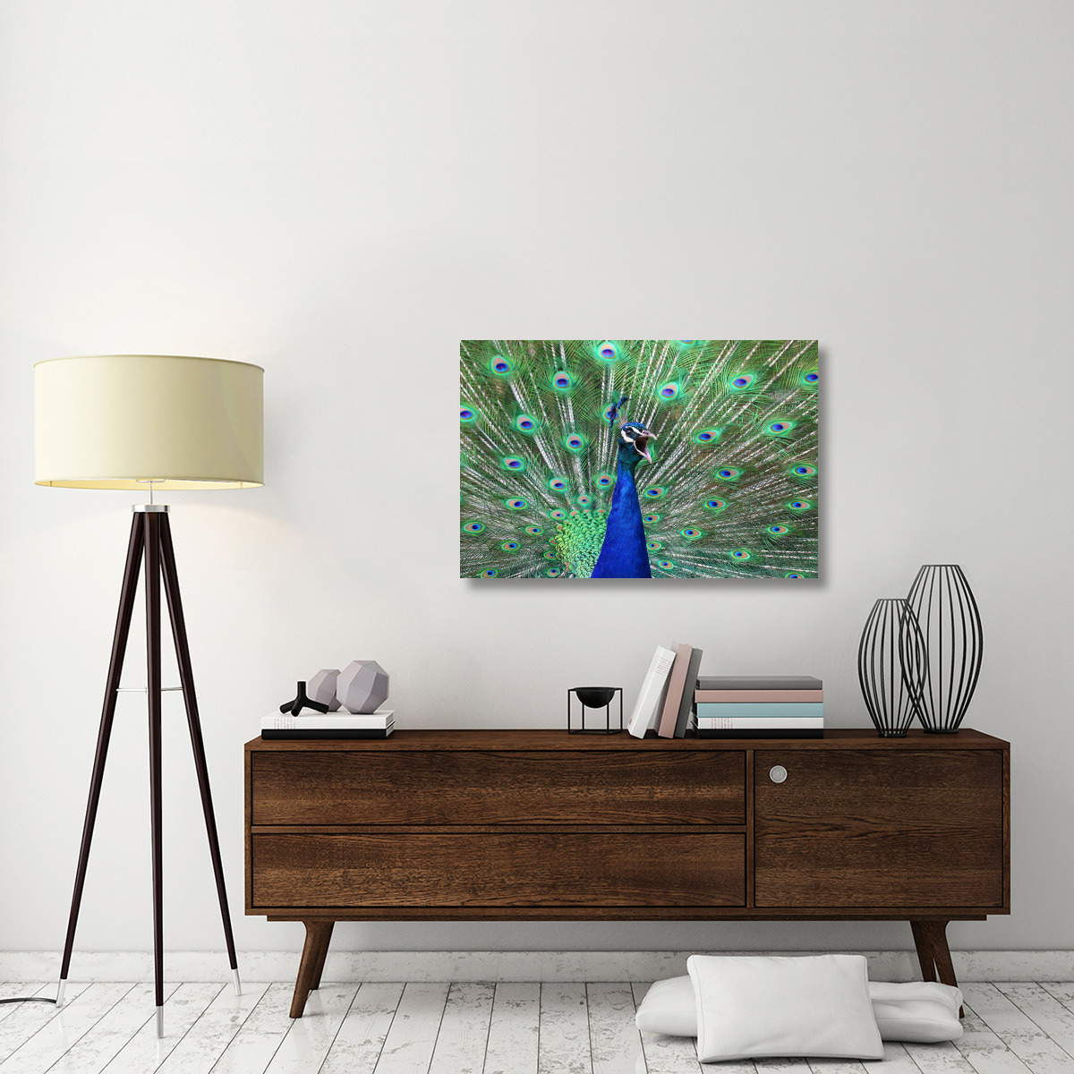 Peacock-Canvas Art-40&quotx26.8"