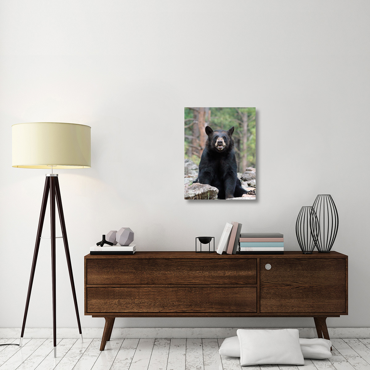 Resting Bear-Canvas Art-23.1&quotx30"