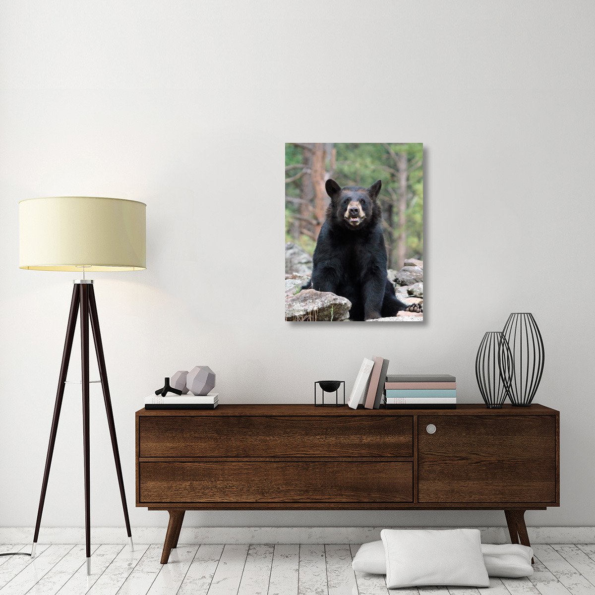 Resting Bear-Canvas Art-27.72&quotx36"