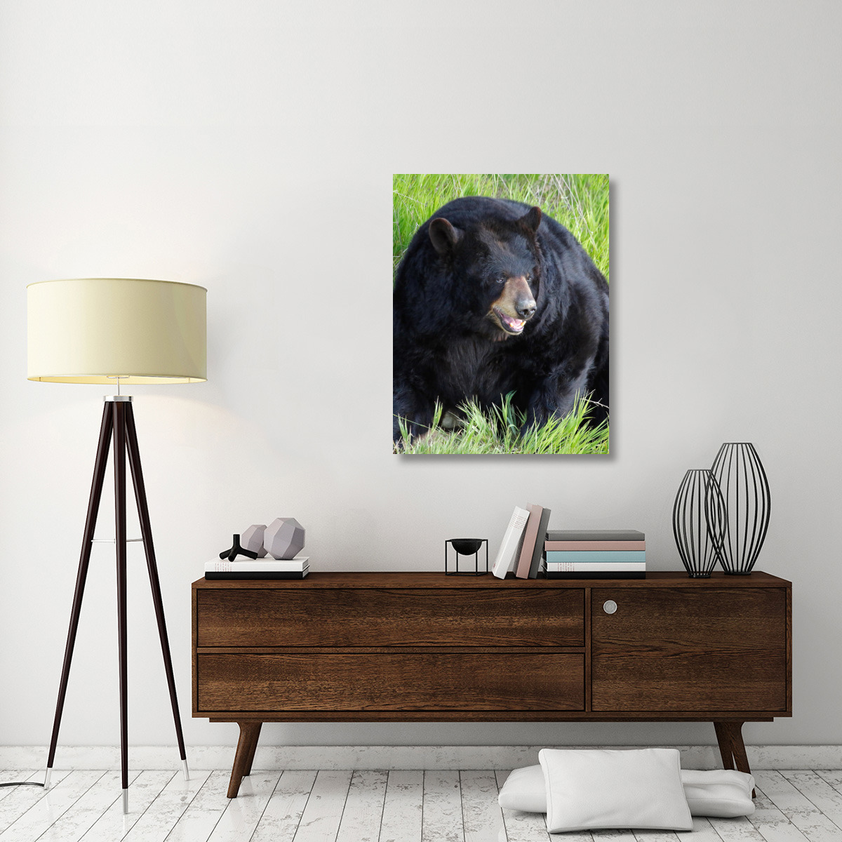 Big Daddy Bear-Canvas Art-30.8&quotx40"