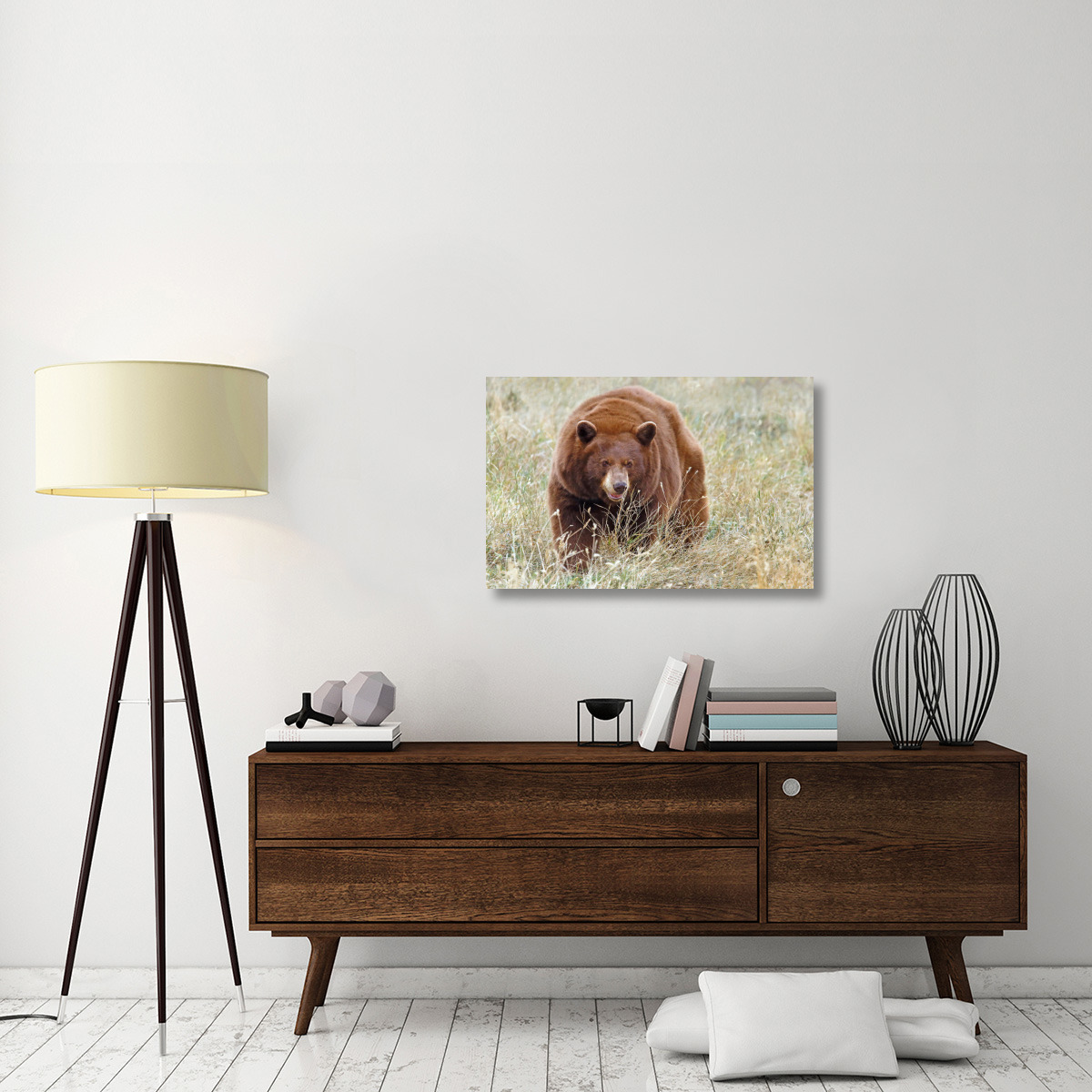 Cinnamon Bear-Canvas Art-36&quotx23.4"