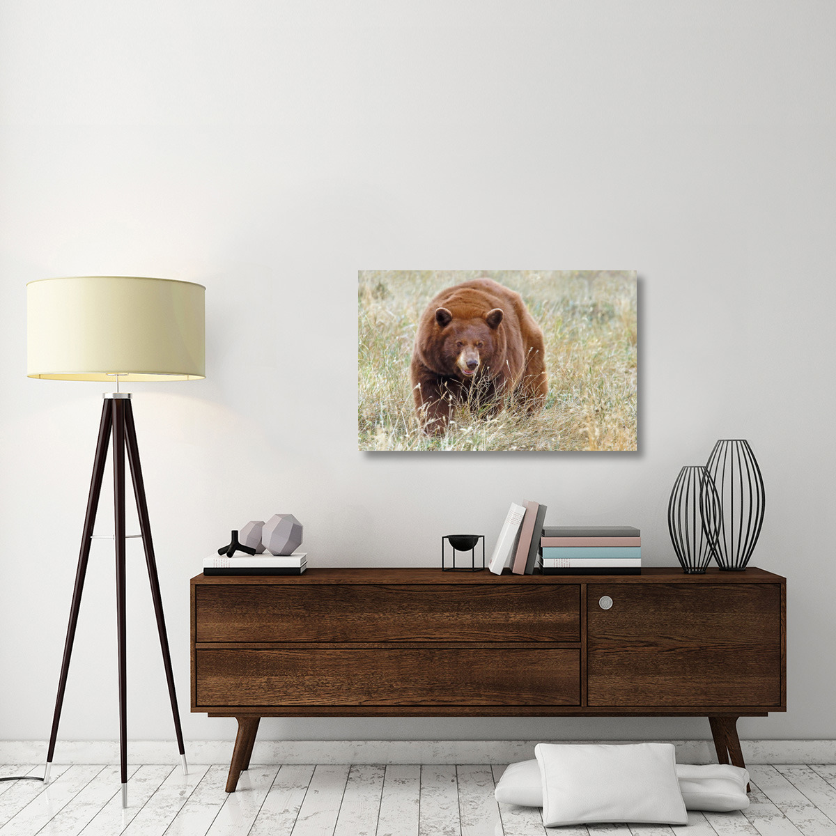 Cinnamon Bear-Canvas Art-40&quotx26"