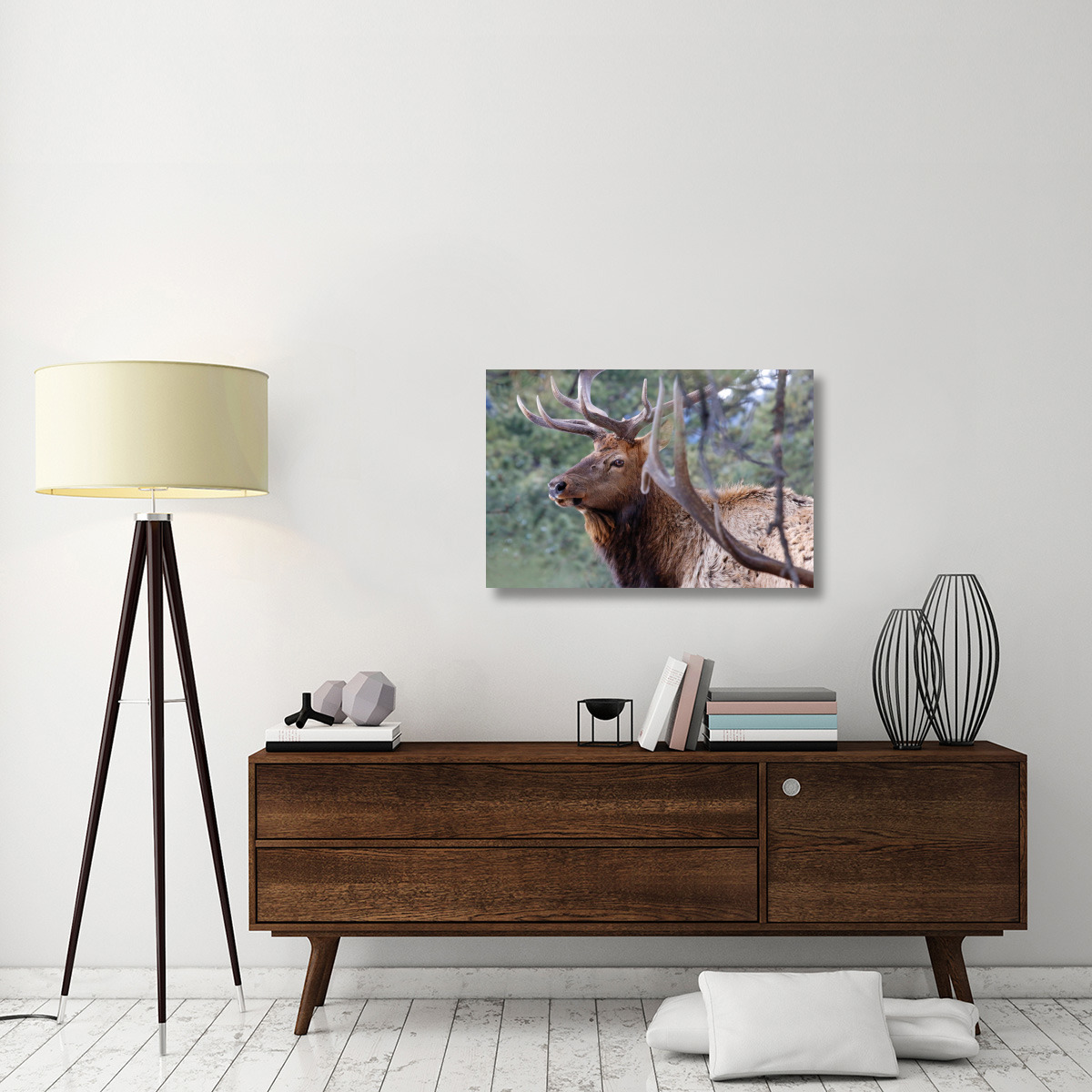 Majestic Elk-Canvas Art-36&quotx24.12"