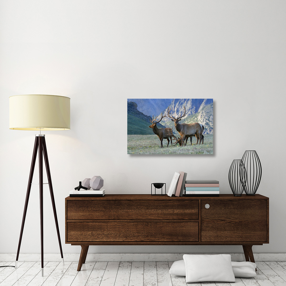 In the Mountains-Canvas Art-36&quotx23.4"