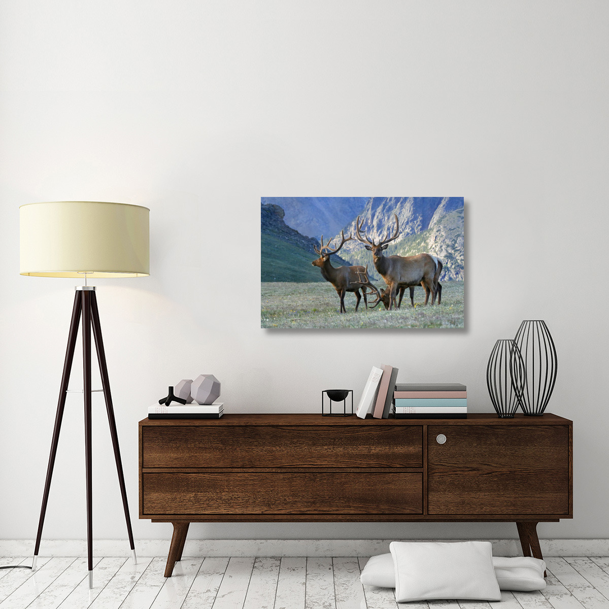 In the Mountains-Canvas Art-40&quotx26"