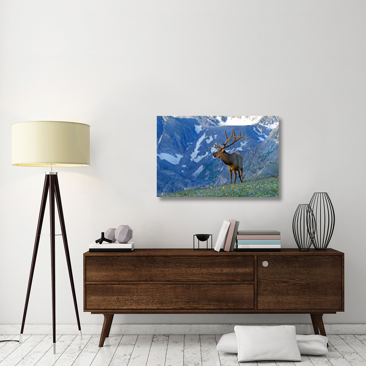 The Call of the Mountains-Canvas Art-40&quotx26.8"