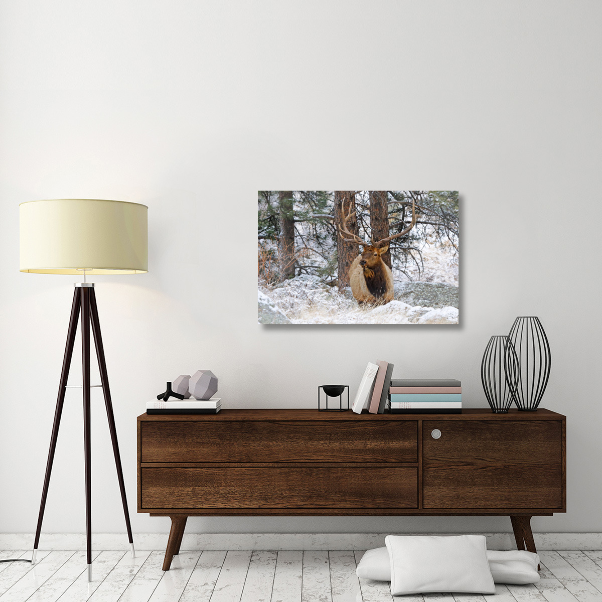 Winter Morning-Canvas Art-40&quotx26.8"