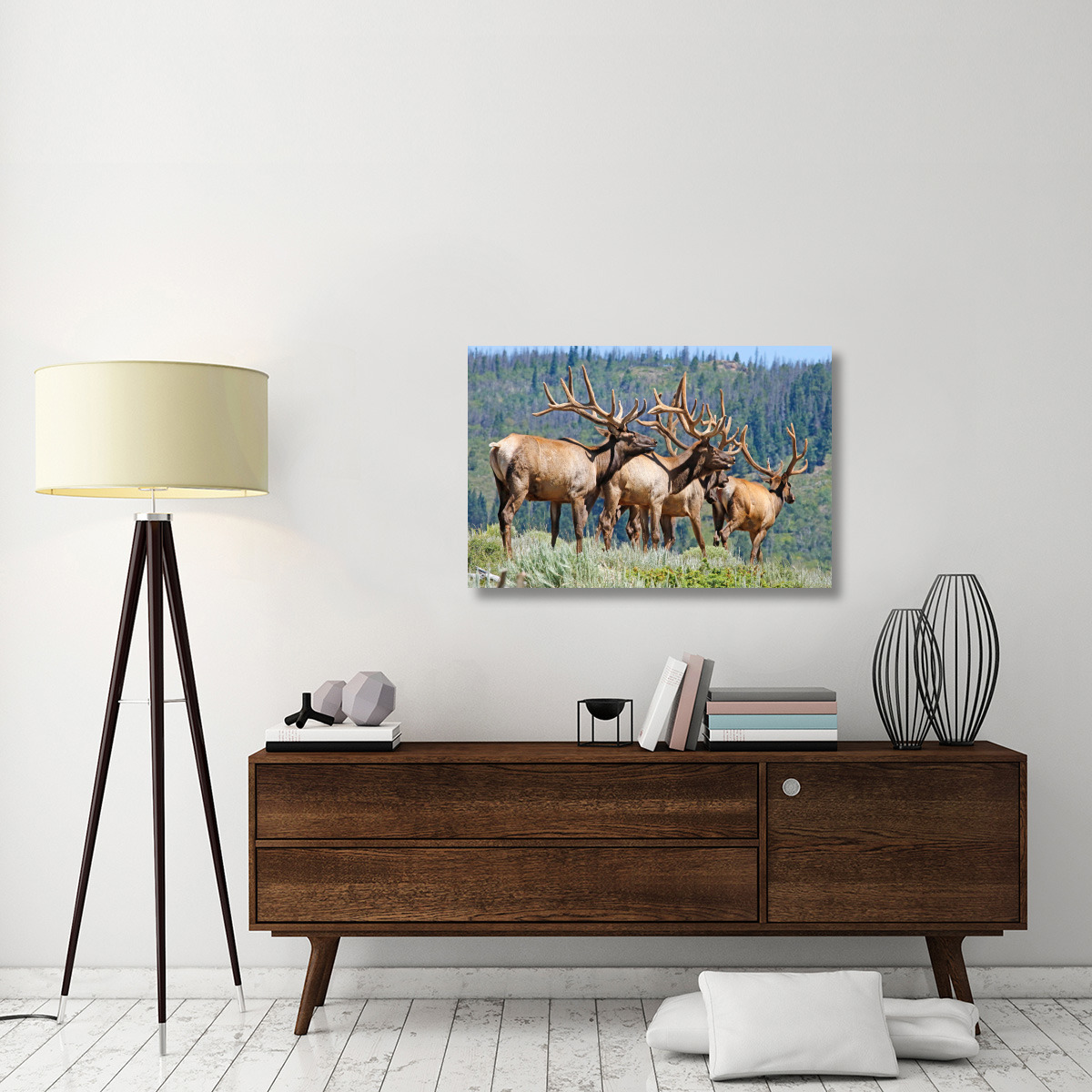 Herd in Velvet-Canvas Art-40&quotx26.8"