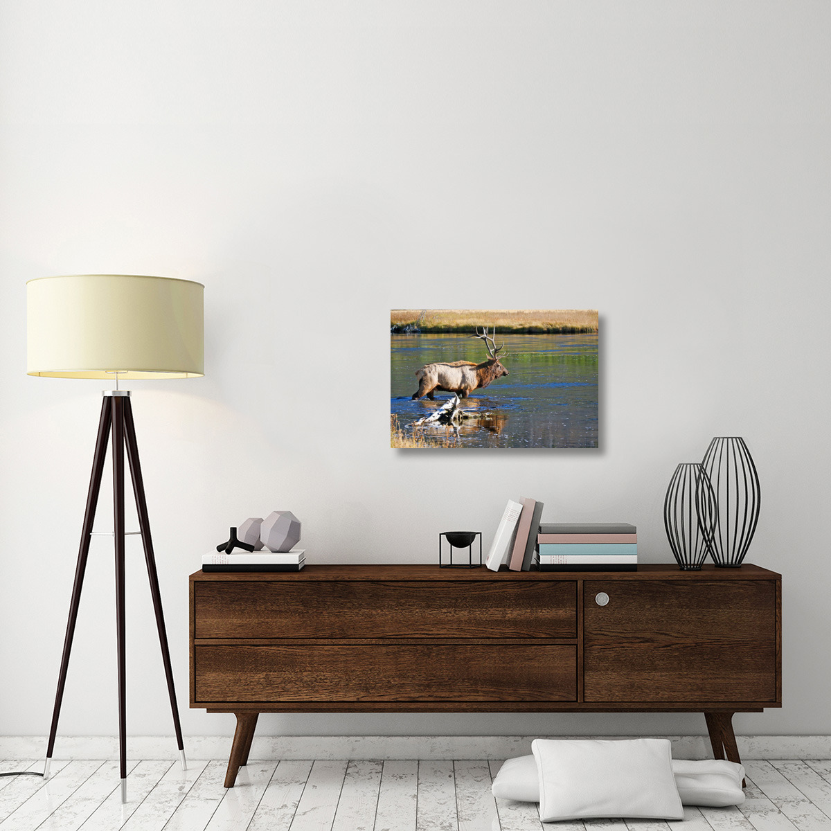 The River Crossing-Canvas Art-30&quotx20.1"