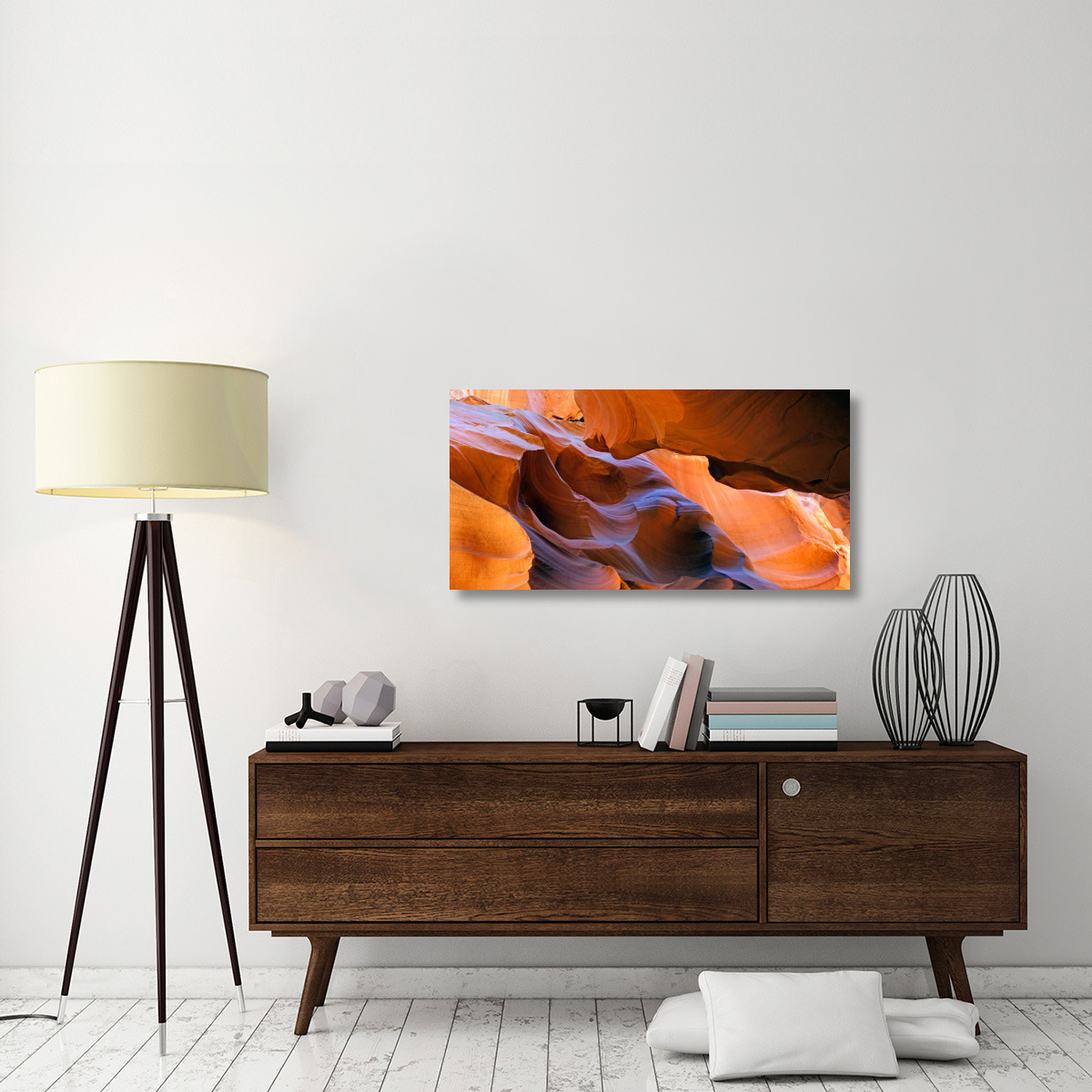 Slot Canyon-Canvas Art-44&quotx22"