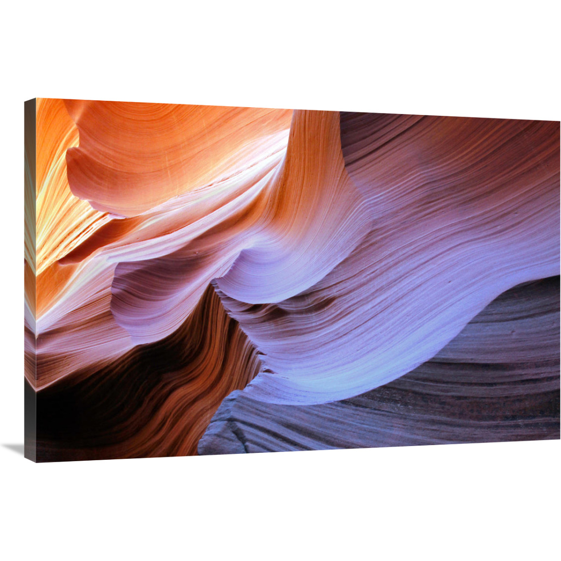 Canyon Waves-Canvas Art-40&quotx26.8"