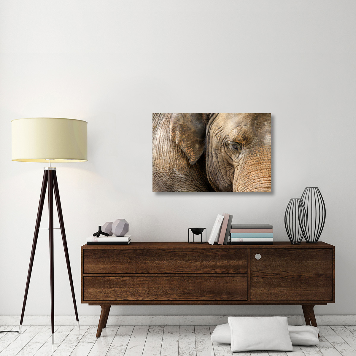 Eye of the Elephant-Canvas Art-40&quotx26.8"