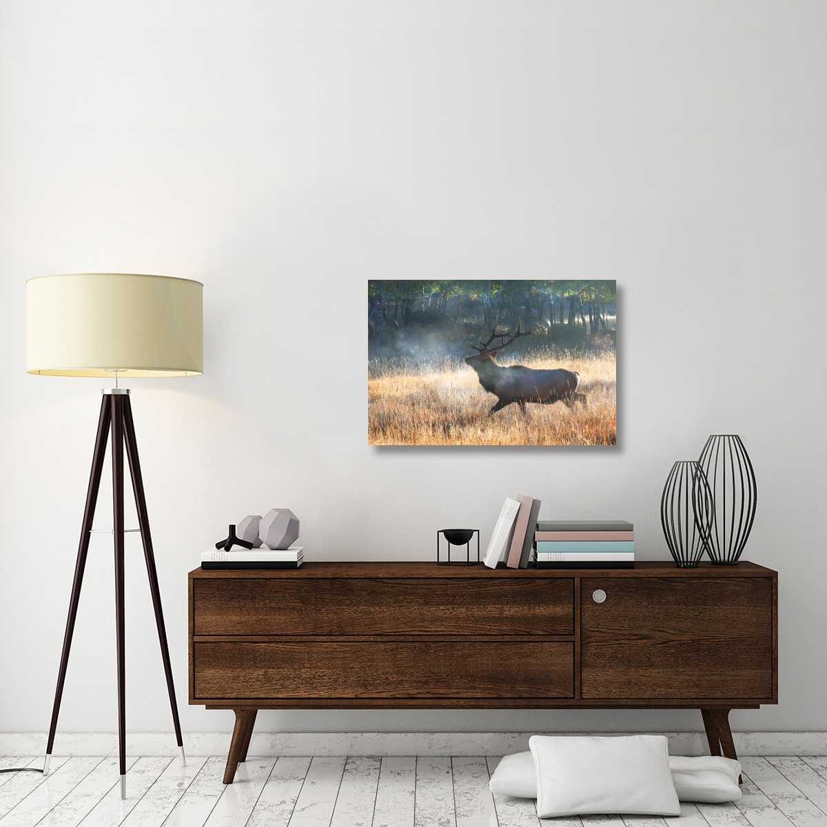 Morning Trot-Canvas Art-36&quotx24.12"