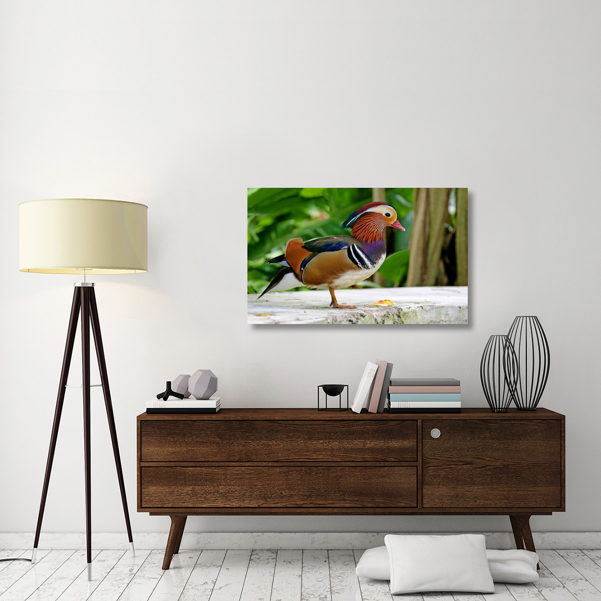 Mandarin Duck-Canvas Art-44&quotx27.28"