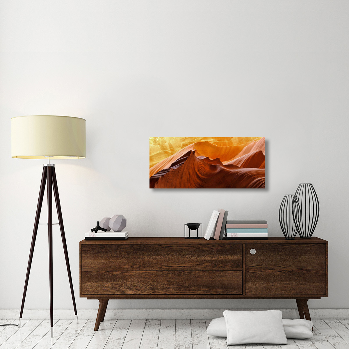 Slot Canyon IV-Canvas Art-40&quotx17.6"