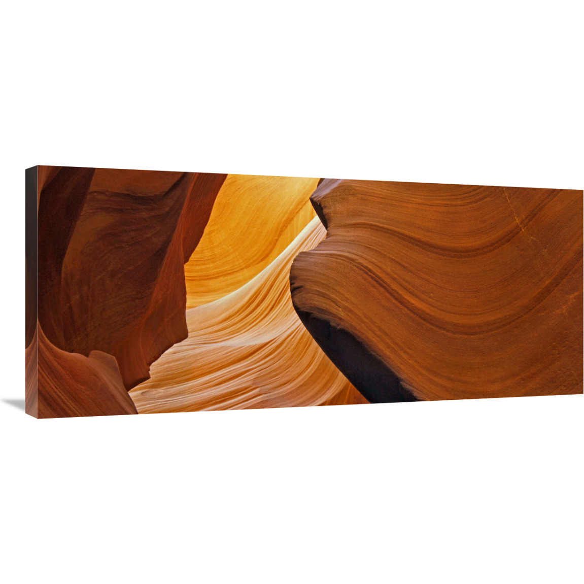 Slot Canyon VI-Canvas Art-40&quotx17.6"