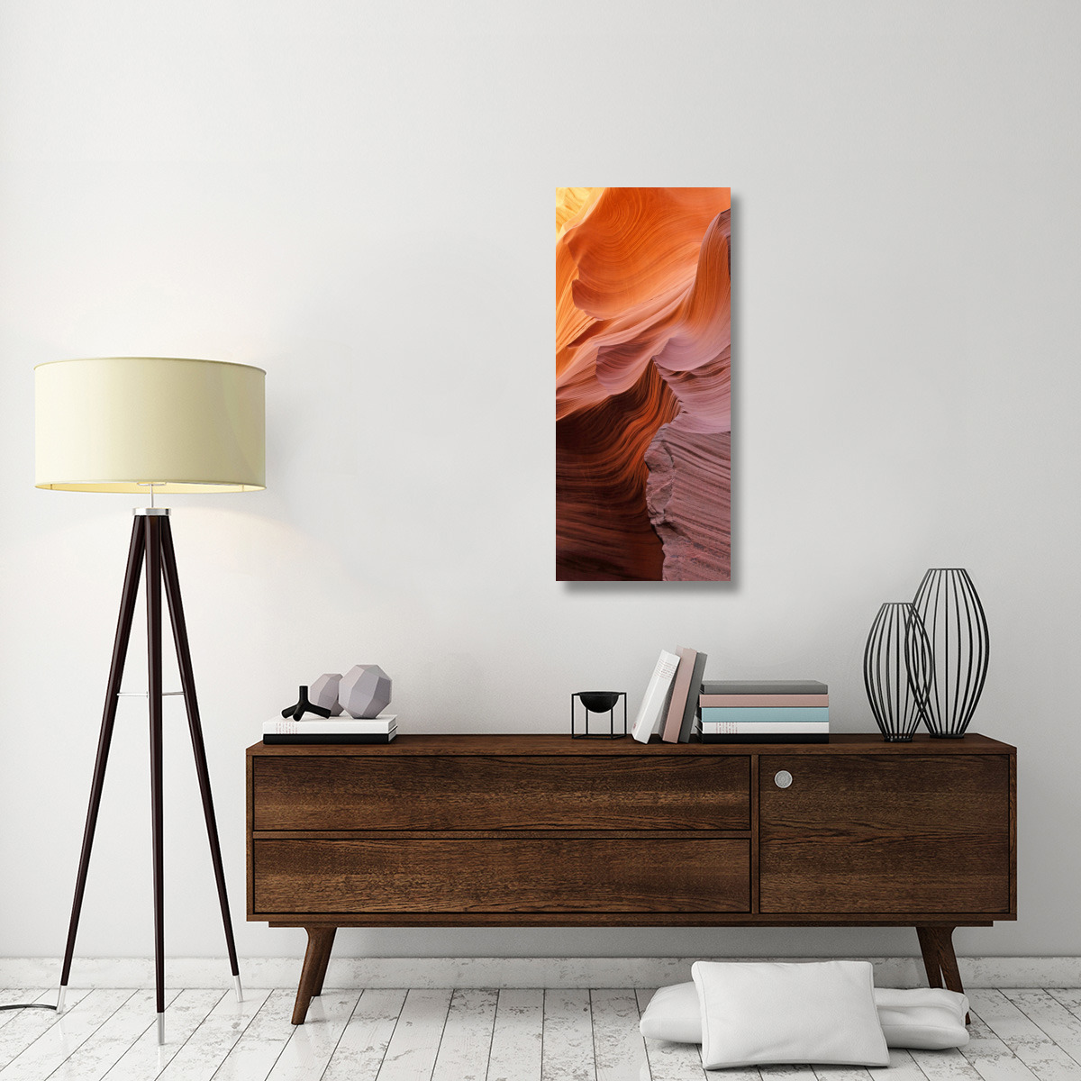 Slot Canyon VII-Canvas Art-19.36&quotx44"