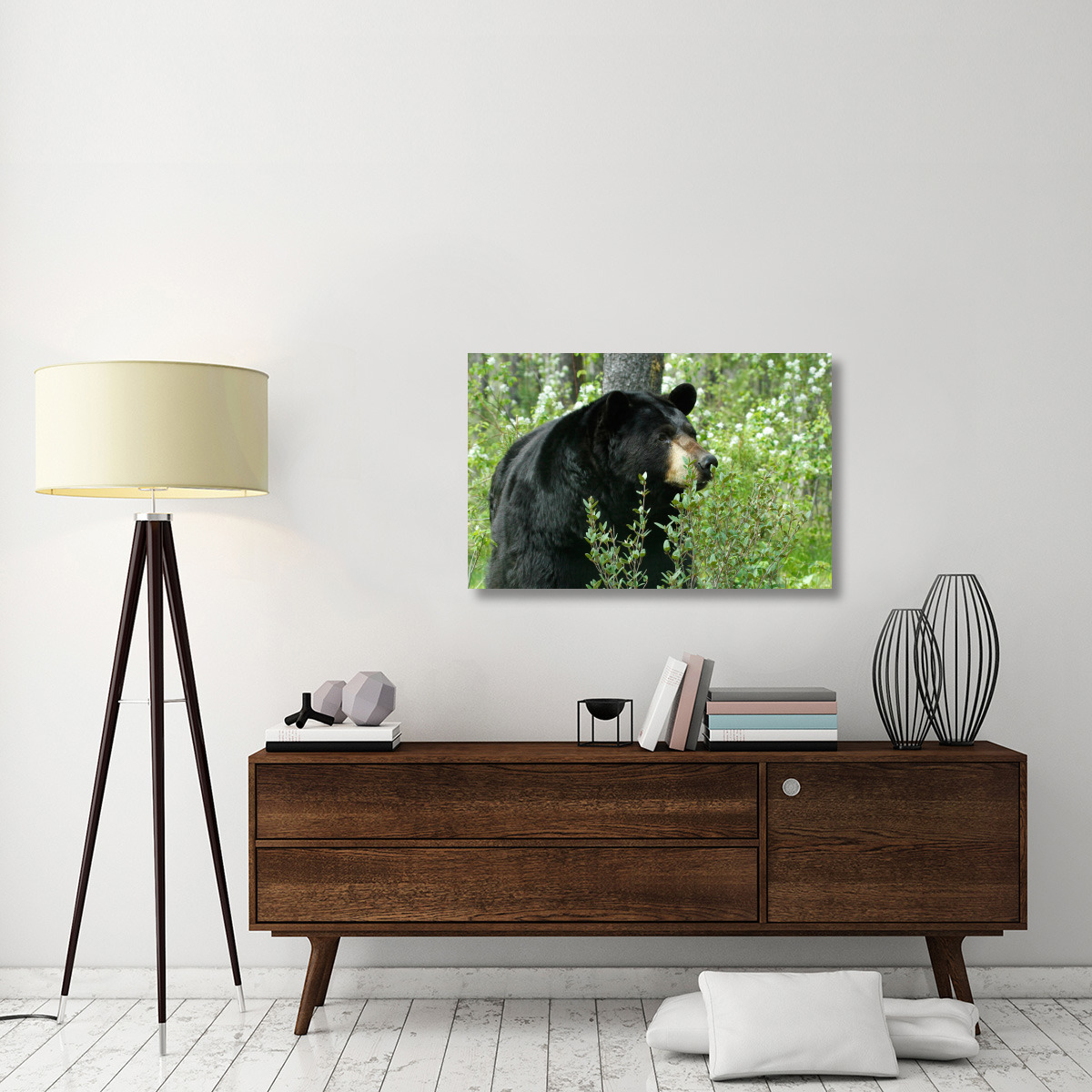 Spring Time in Bear Country-Canvas Art-40&quotx26"