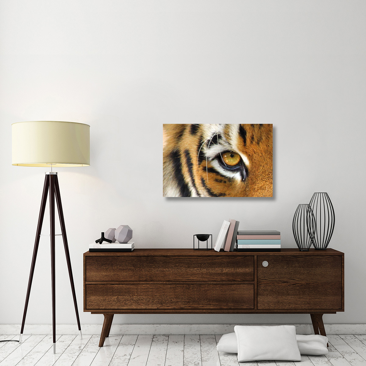 Tiger Eye-Canvas Art-36&quotx24.12"