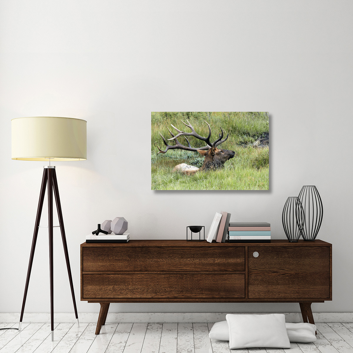 The Mud Bath-Canvas Art-40&quotx26.8"