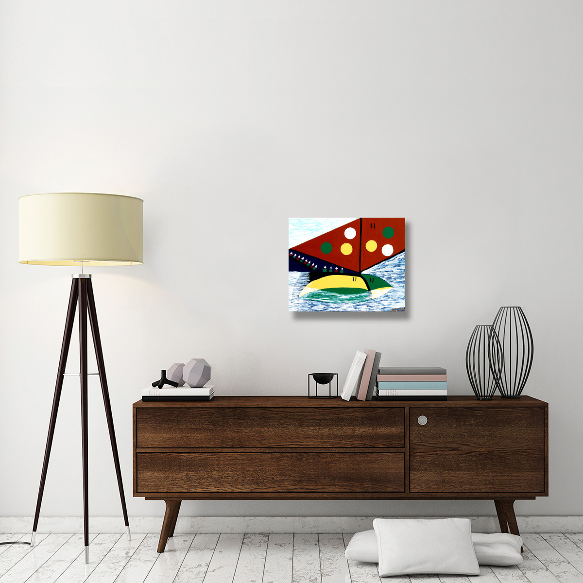 Bahamas Reggatta-Canvas Art-24&quotx20"