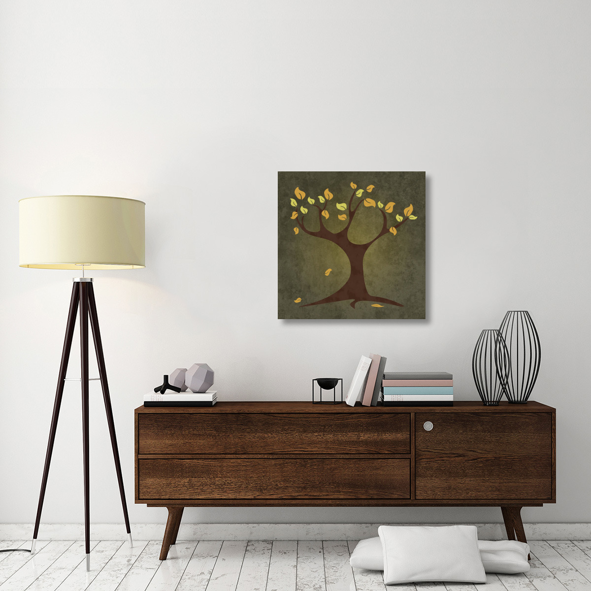 Tree Autumn-Canvas Art-30&quotx30"