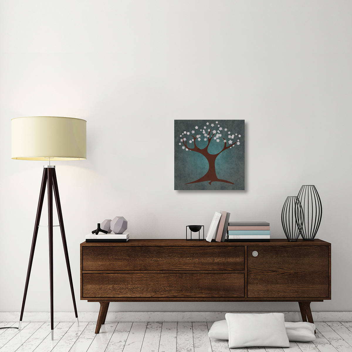 Tree Spring-Canvas Art-24&quotx24"