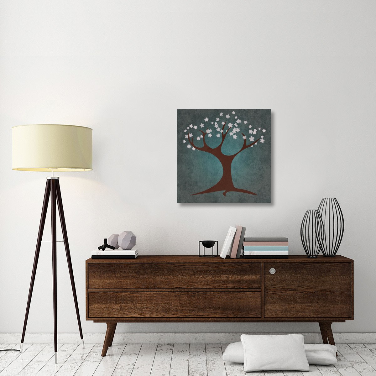 Tree Spring-Canvas Art-30&quotx30"