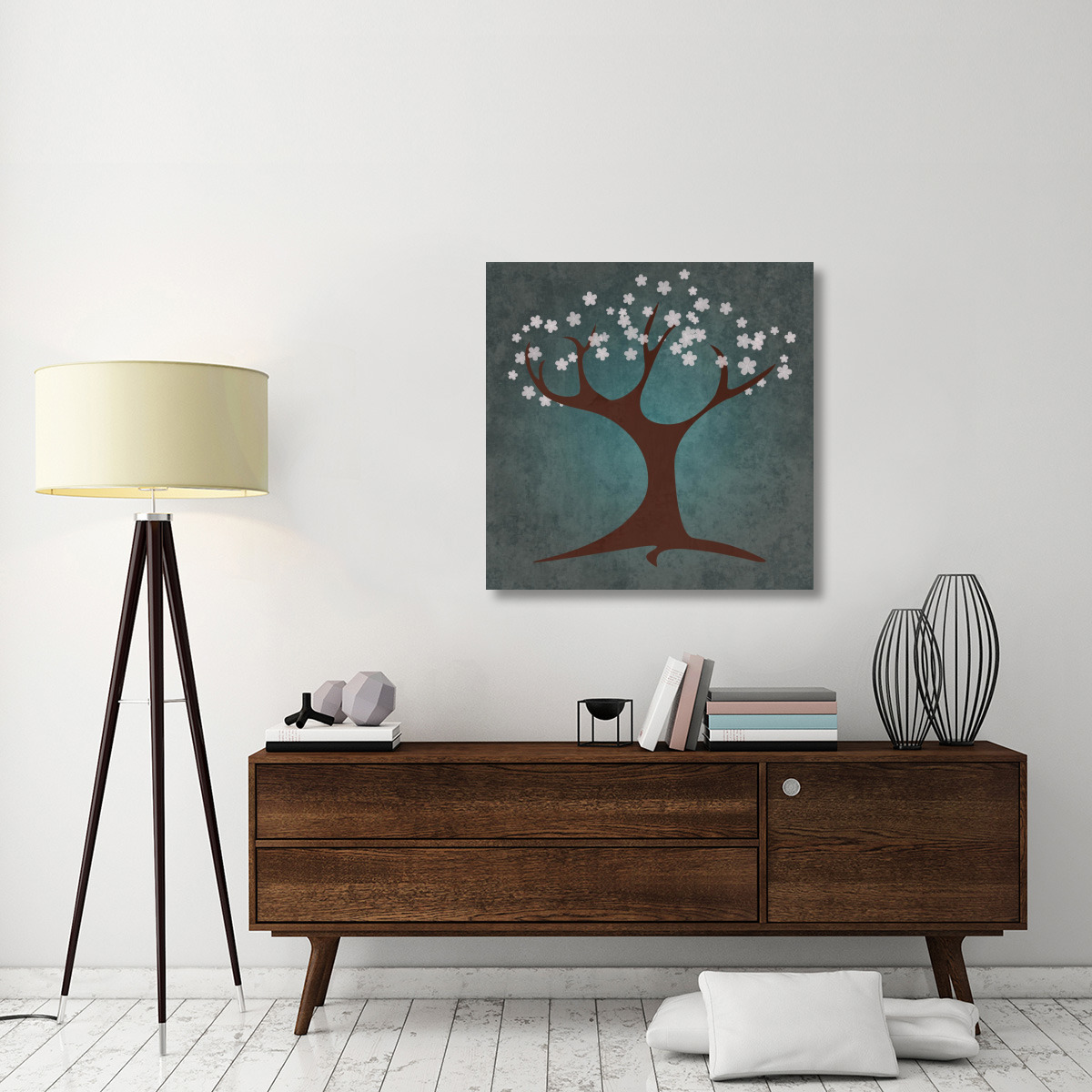 Tree Spring-Canvas Art-36&quotx36"