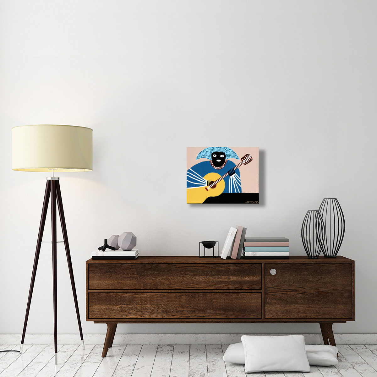 The Entertainer-Canvas Art-24&quotx18"