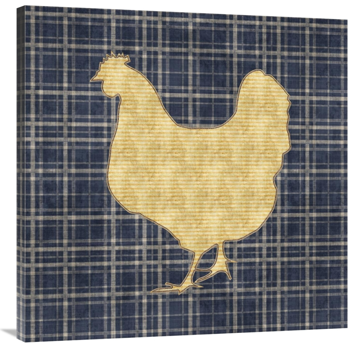 Country Style Hen-Canvas Art-36&quotx36"