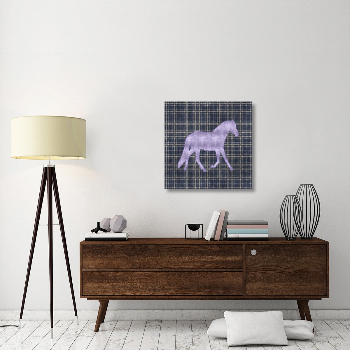 Country Style Horse-Canvas Art-30&quotx30"