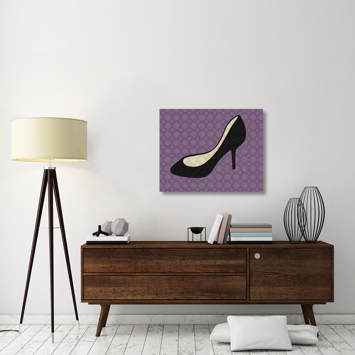 Clothing - High Heel-Canvas Art-35&quotx28"